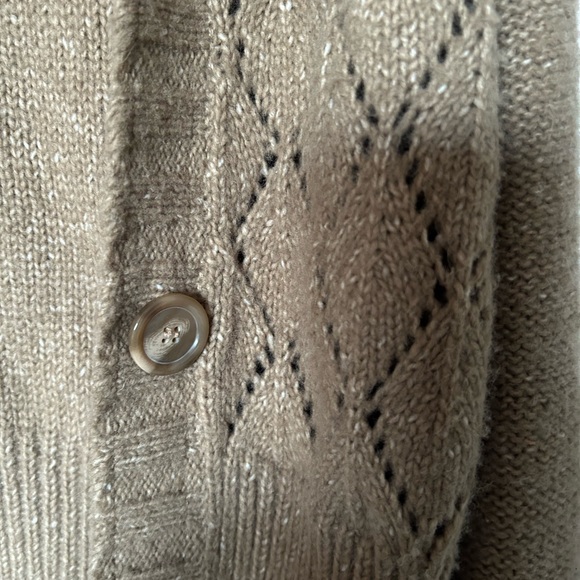 Woman’s size large, light brown cardigan sweater - Picture 4 of 4